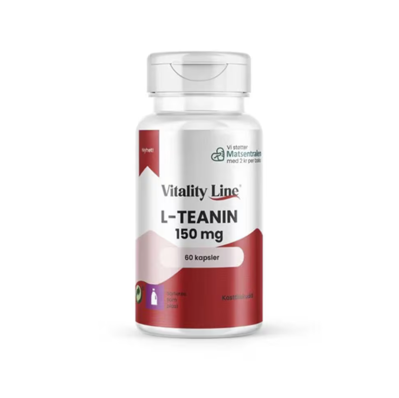Vitality Line L-teanin 60 kapslar