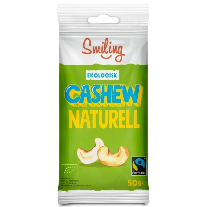 Smiling Smiling Cashew Naturell 50g