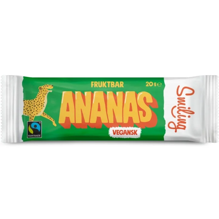 Smiling Fruktbar 100% Ananas 20g