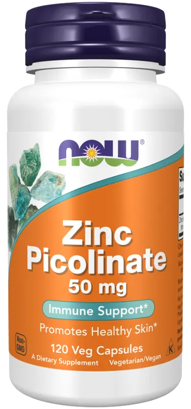 NOW Zinc Picolinate 50 mg 120 vegcaps