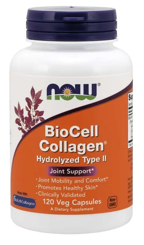 NOW Biocell Collagen Hydrolyzed 120 vegkapslar