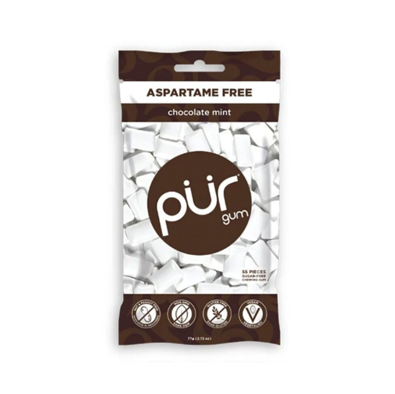 The Pur Mint choklad tuggummi påse 55st