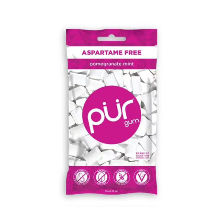 The Pur Granatäpple mint tuggummi påse 55st
