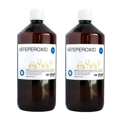 Re-fresh Superfood Väteperoxid 3% 1000 ml x2