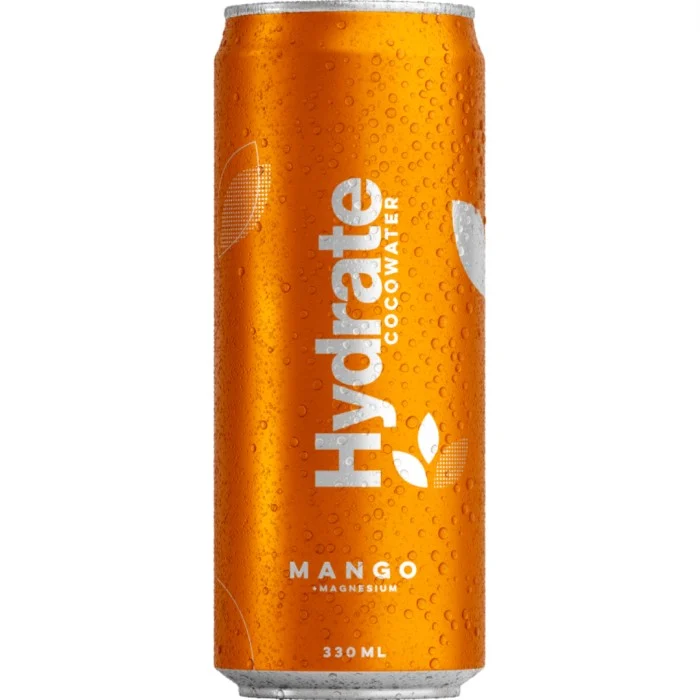 Hydrate Cocowater Hydrate Cocowater Mango kolsyrat kokosvatten 330 ml