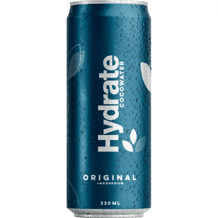 Hydrate Cocowater Original kolsyrat kokosvatten 330 ml