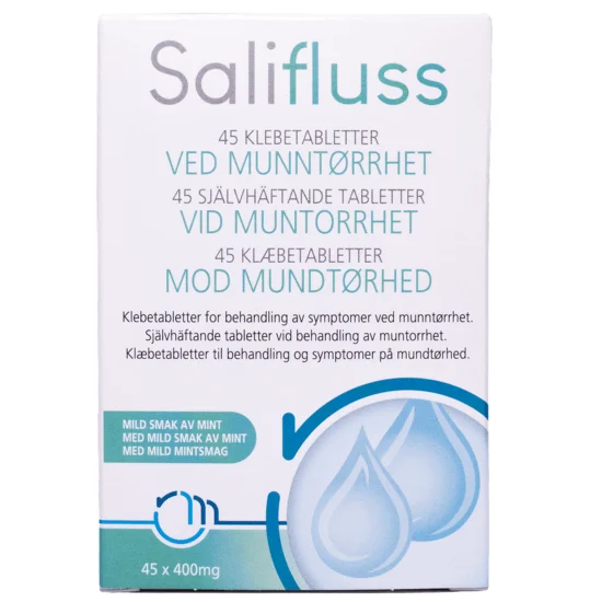 Salifluss Tabletter vid Muntorrhet Mint 45 st