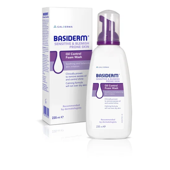 Basiderm Oil Control Foam Wash 235 ml