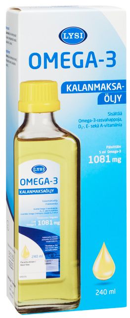 LYSI Omega-3 fish oil extract 240 ml