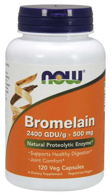 NOW Bromelain 500 mg 120 kapslar