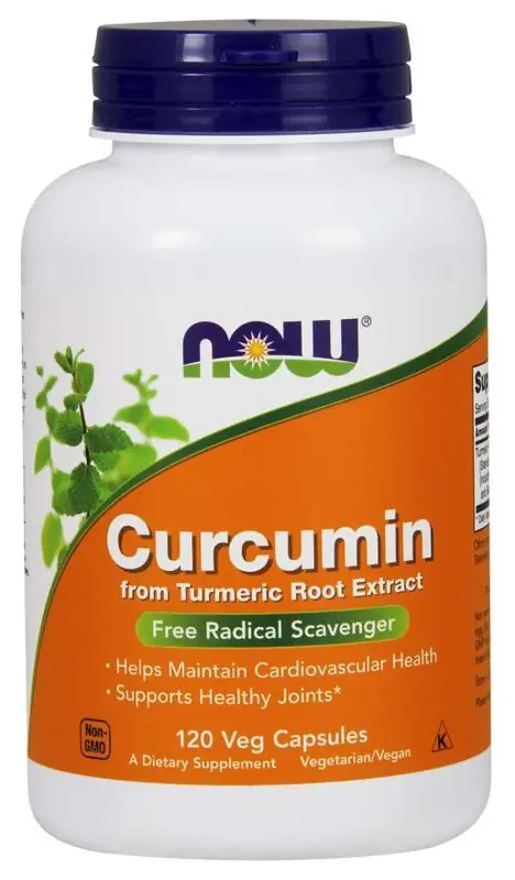 NOW Curcumin 120 vegkapslar