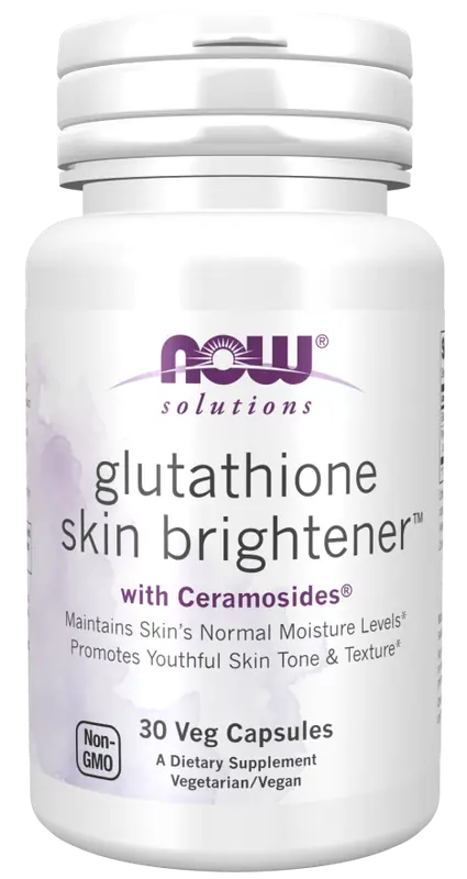 NOW Glutathione Skin Brightener 30 vegkapslar