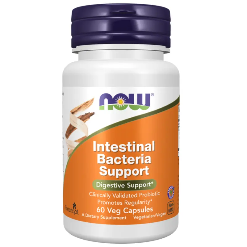 NOW Intestinal Bacteria Support 60 Veg Capsules