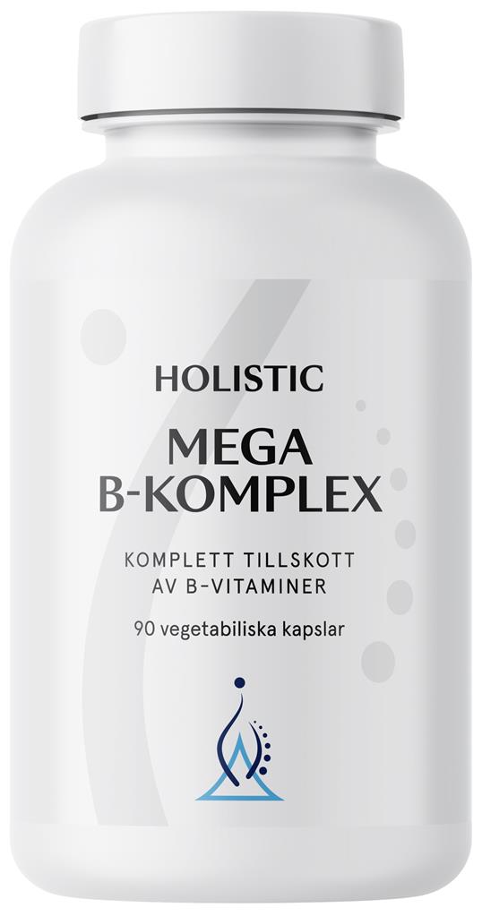 Holistic Mega B-Komplex, 90 kapslar