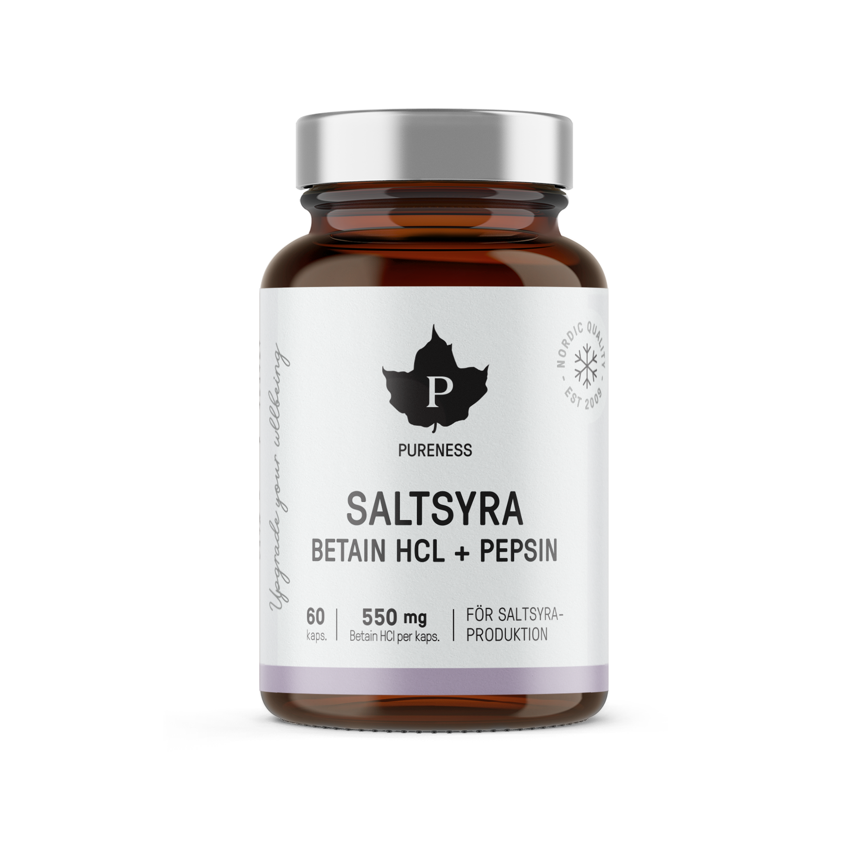 Pureness Betaine HCL Saltsyra 60 kapslar