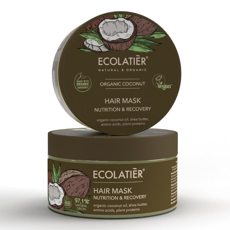 Ecolatiér Nutrition & Recovery Hårmask med kokosolja 250ml