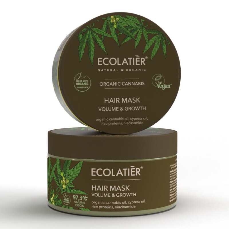 Ecolatiér Hair Mask Volume & Growth Hemp 250 ml
