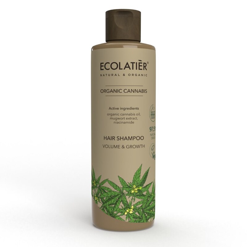 Ecolatiér Shampoo Volume & Growth Hemp 250 ml