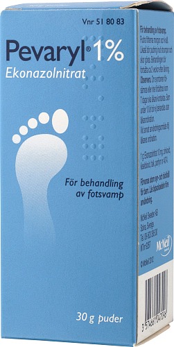 Pevaryl , puder 1 %, 30 g