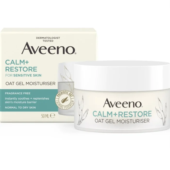 Aveeno Calm+Restore Oat Gel Moisturiser 50 ml