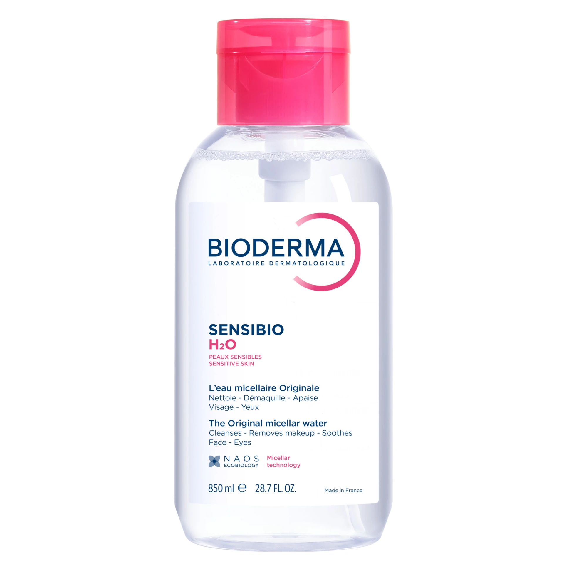 Bioderma Sensibio H2O with pump 850 ml