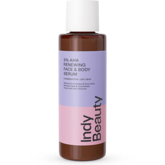 Indy Beauty 5% AHA Renewing Face & Body Serum 100 ml