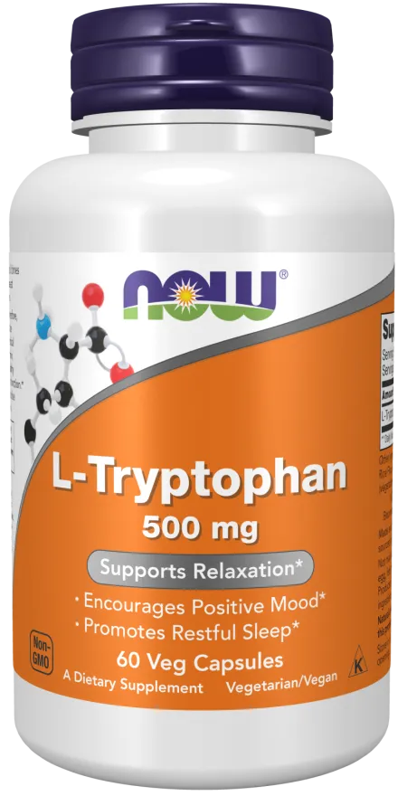 NOW L-Tryptophan 500 mg vegcaps