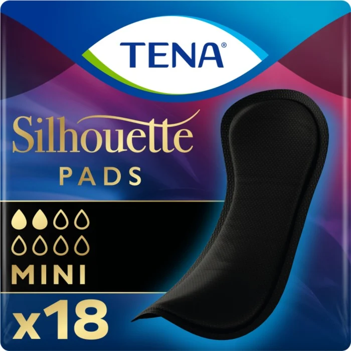 Tena Silhouette Noir Mini 18 st