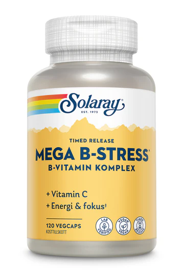 Solaray Mega B-Stress 120 kapslar