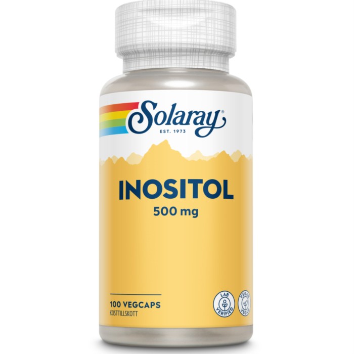 Solaray Inositol 100 kapslar