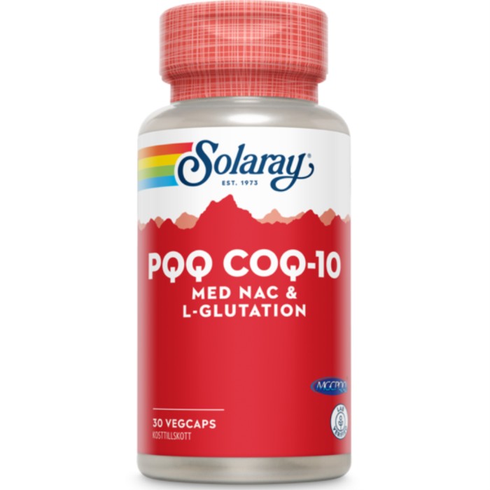Solaray PQQ CoQ-10, 30 kapslar
