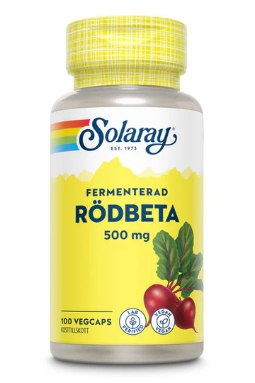 Solaray Fermenterad Rödbeta 100 kapslar