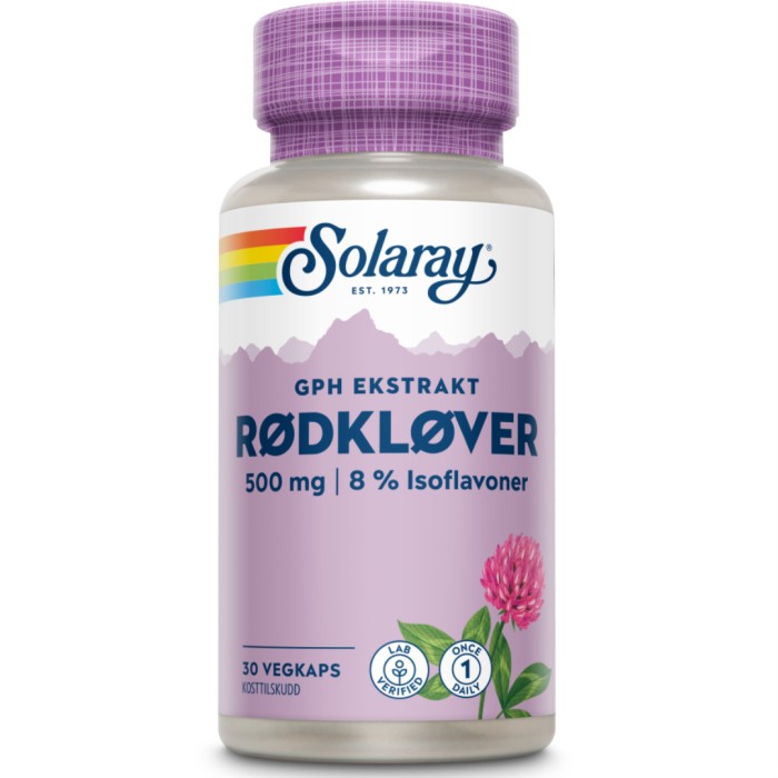 Solaray GPH Rödklöver 30 kapslar