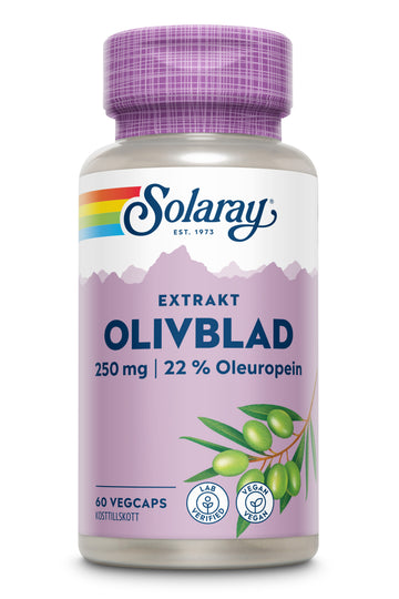 Solaray GPH Olivblad 60 kapslar
