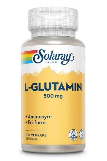 Solaray L-Glutamin 100 kapslar