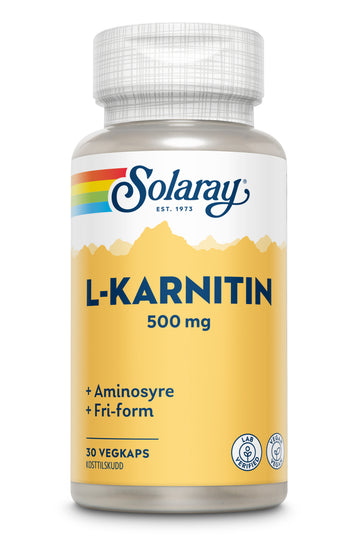 Solaray L-karnitin 30 kapslar